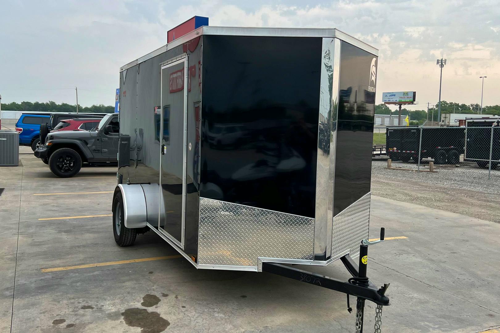 Spartan 6'x12' Enclosed Cargo Trailer w/ Rear Ramp Door (C1) - Stock #90317 - Image 2 of 3