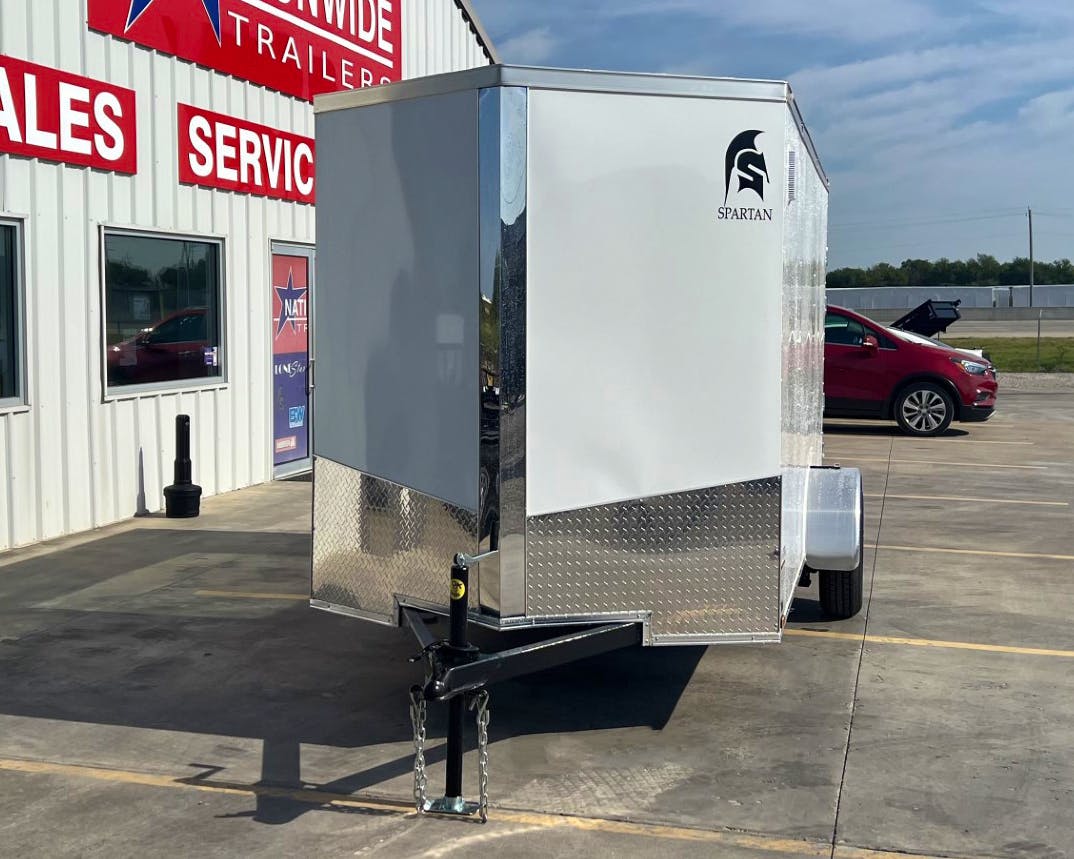 Spartan 6'x12' Enclosed Cargo Trailer w/ Rear Ramp Door (C1) - Stock #90319 - Image 4 of 6