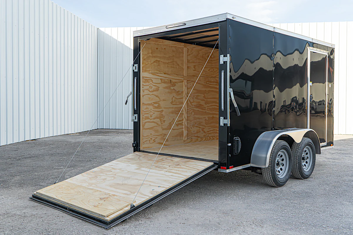 Spartan 6'x12' Enclosed Cargo Trailer w/ Rear Ramp Door (C2) - Stock #90322 - Image 14 of 17 Spartan 6'x12' Enclosed Cargo Trailer w/ Rear Ramp Door (C2) - Stock #90322 - Image 14 of 17