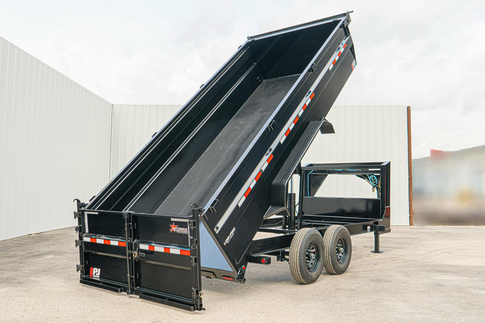 PJ Trailers 16'x83" Low Pro High Side Dump Trailer w/ 3' Sides (DM) - Stock #90329 - Image 1 of 28