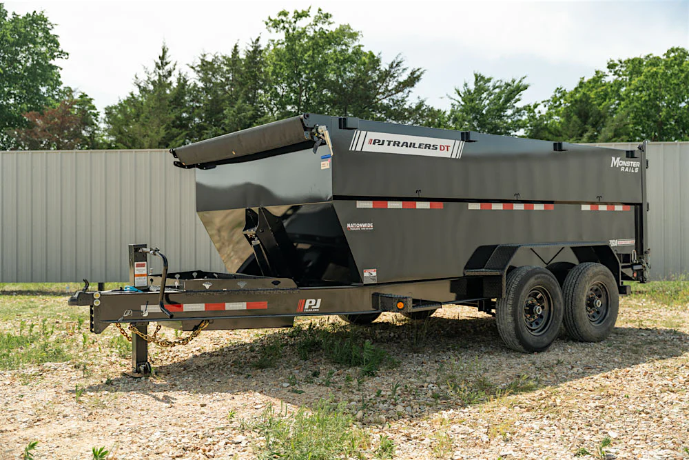 PJ Trailers 14'x83" Telescopic Dump Trailer w/ 4' Sides (DT) - Stock #90339 - Image 12 of 18 PJ Trailers 14'x83" Telescopic Dump Trailer w/ 4' Sides (DT) - Stock #90339 - Image 12 of 18