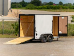 Cargo Mate 6'x12' Enclosed Cargo Trailer w/ Rear Ramp Door (V-Series) Stock #90348 - Thumbnail 4