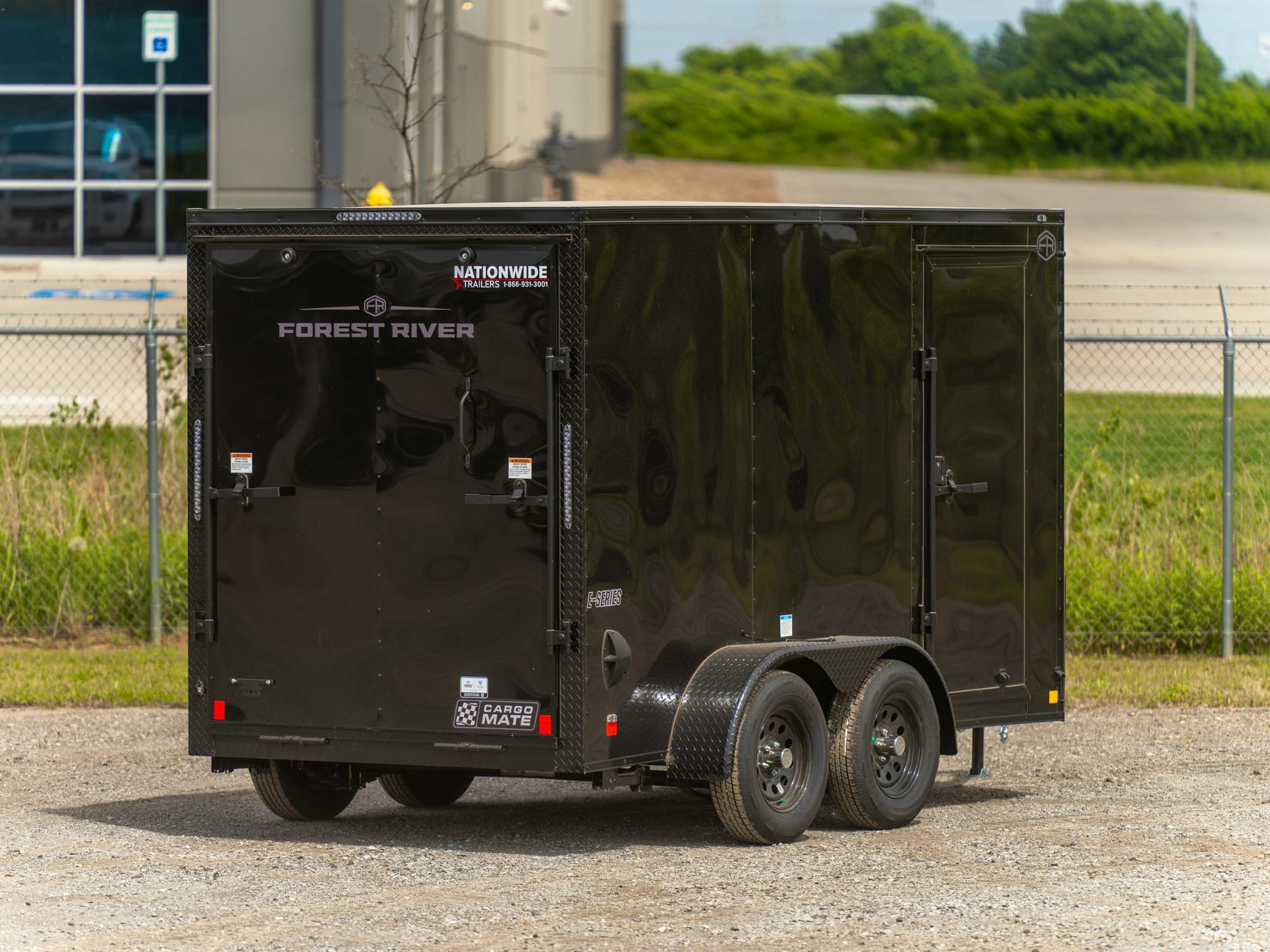 Cargo Mate 6'x12' Enclosed Cargo Trailer w/ Rear Ramp Door (V-Series) - Stock #90349 - Image 2 of 4