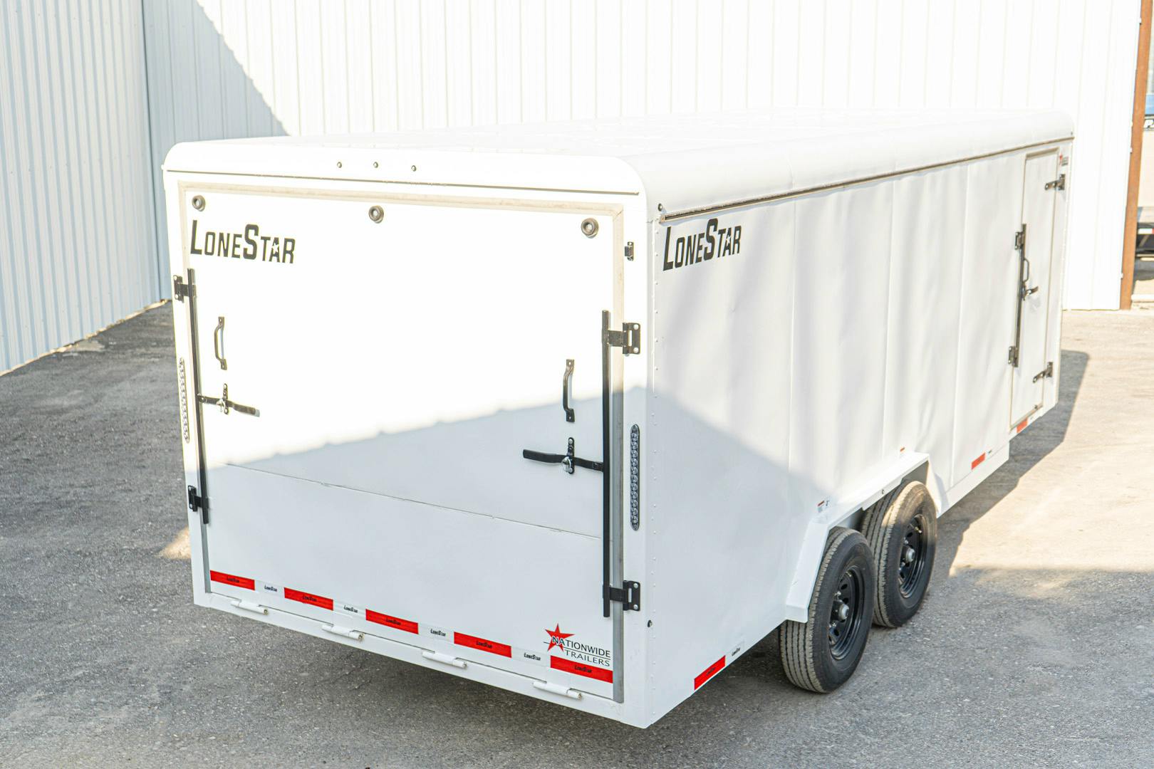 LoneStar 7.10'x20' 14k Steel Enclosed Cargo Trailer w/ Rear Ramp Door (C2) - Stock #90357 - Image 12 of 17