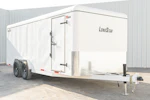 LoneStar 7.10'x20' 14k Steel Enclosed Cargo Trailer w/ Rear Ramp Door (C2) Stock #90357 - Thumbnail 3