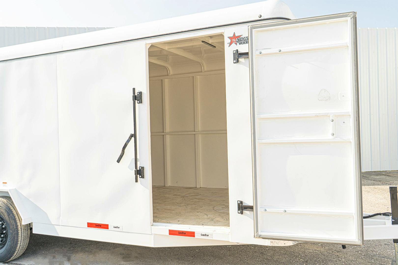 LoneStar 7.10'x20' 14k Steel Enclosed Cargo Trailer w/ Rear Ramp Door (C2) - Stock #90357 - Image 8 of 17
