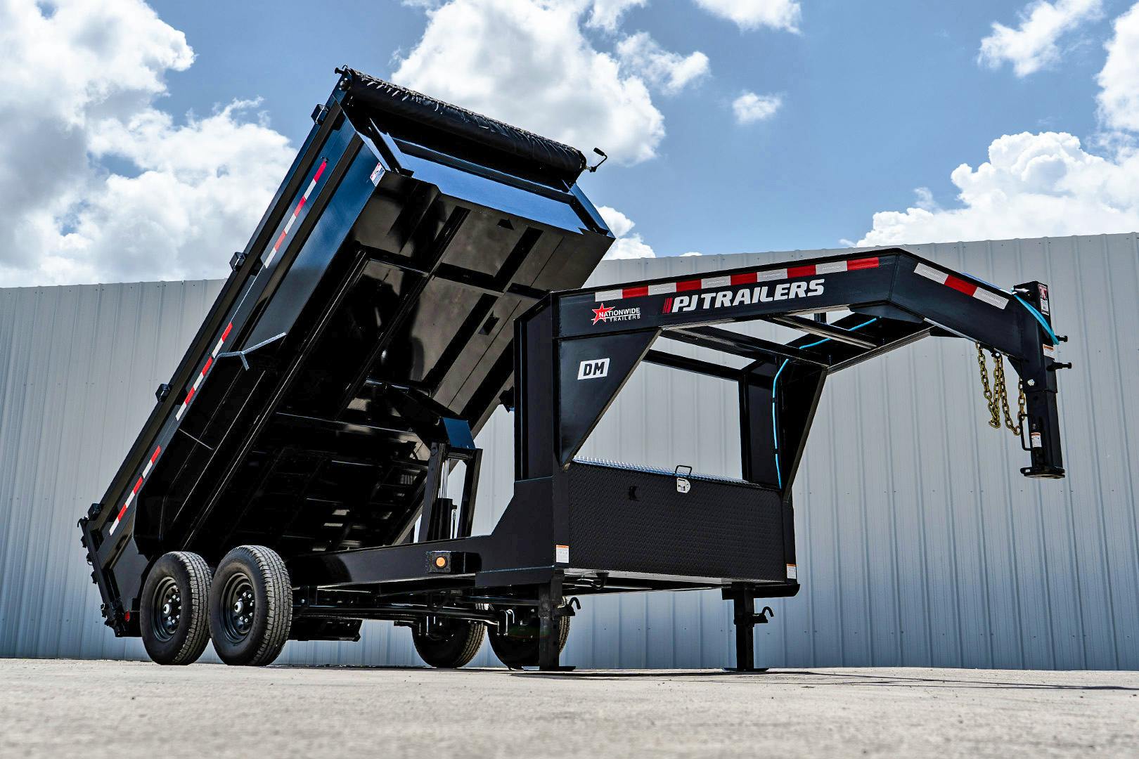 PJ Trailers 14'x83" Low Pro High Side Dump Trailer w/ 3' Sides (DM) - Stock #90363 - Image 5 of 35