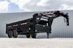 PJ Trailers 14'x83" Low Pro High Side Dump Trailer w/ 3' Sides (DM) Stock #90363 - Thumbnail 6