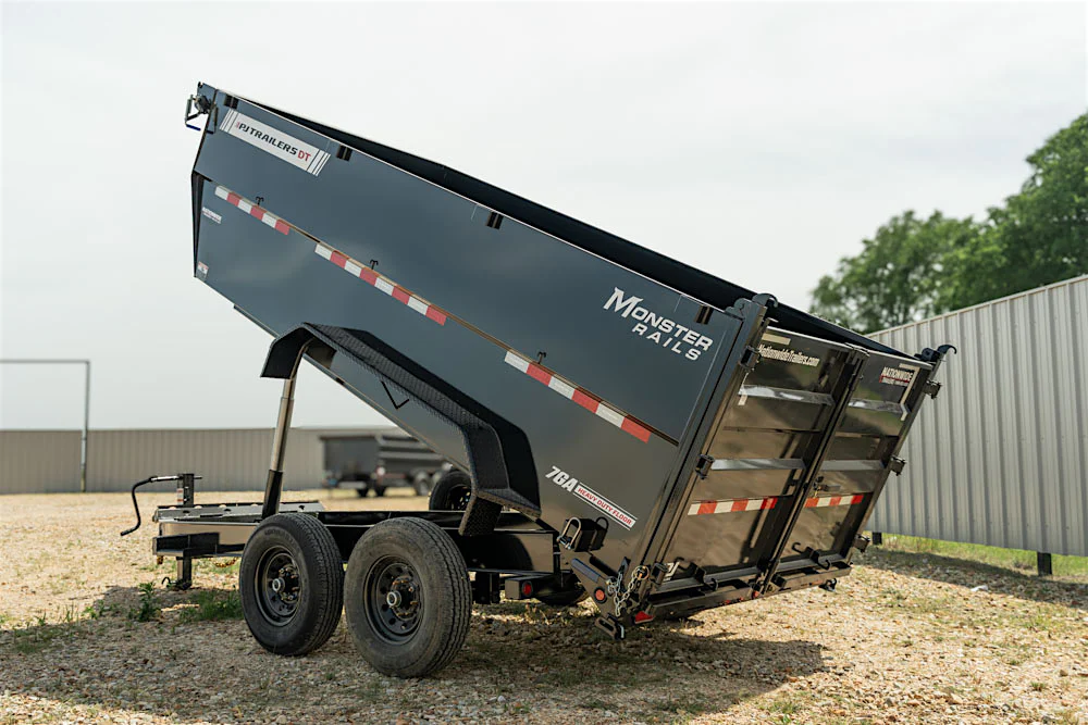 PJ Trailers 14'x83" Telescopic Dump Trailer w/ 4' Sides (DT) - Stock #90367 - Image 15 of 18 PJ Trailers 14'x83" Telescopic Dump Trailer w/ 4' Sides (DT) - Stock #90367 - Image 15 of 18