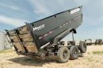 PJ Trailers 14'x83" Telescopic Dump Trailer w/ 4' Sides (DT) Stock #90367 - Thumbnail 3