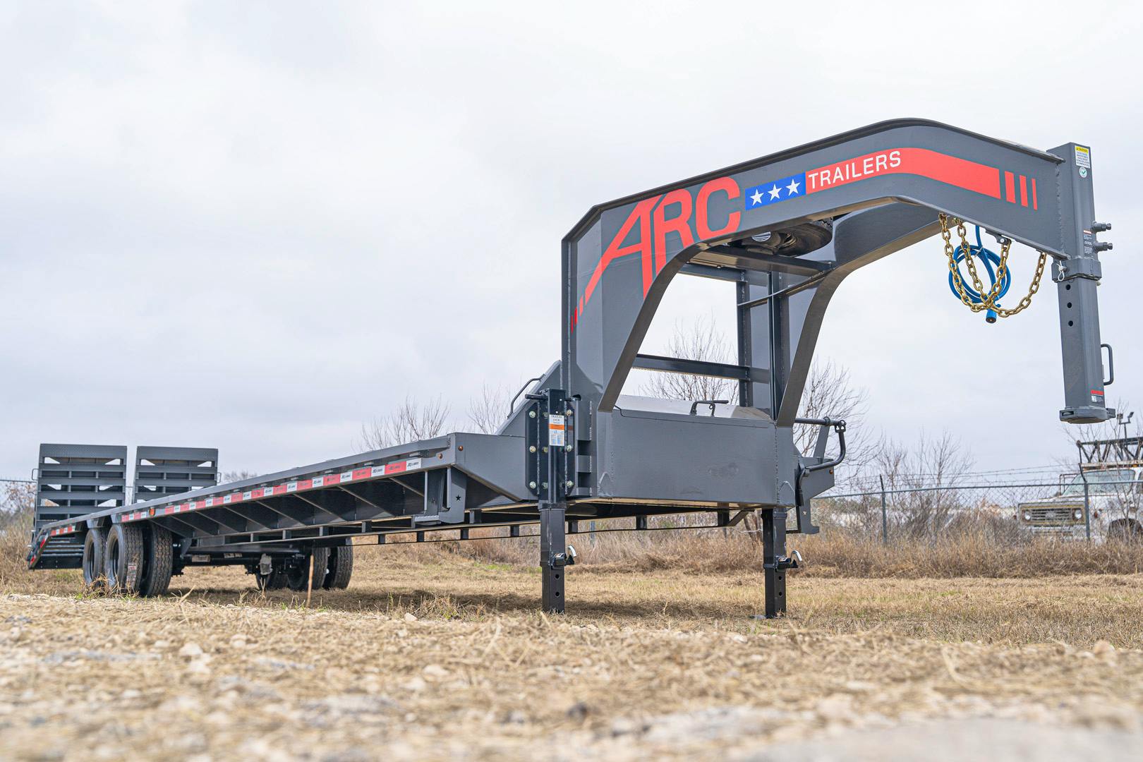 ARC Trailers 40'x102" 20k Gooseneck Flatbed Trailer w/ Duals (GDD) - Stock #90374 - Image 2 of 13
