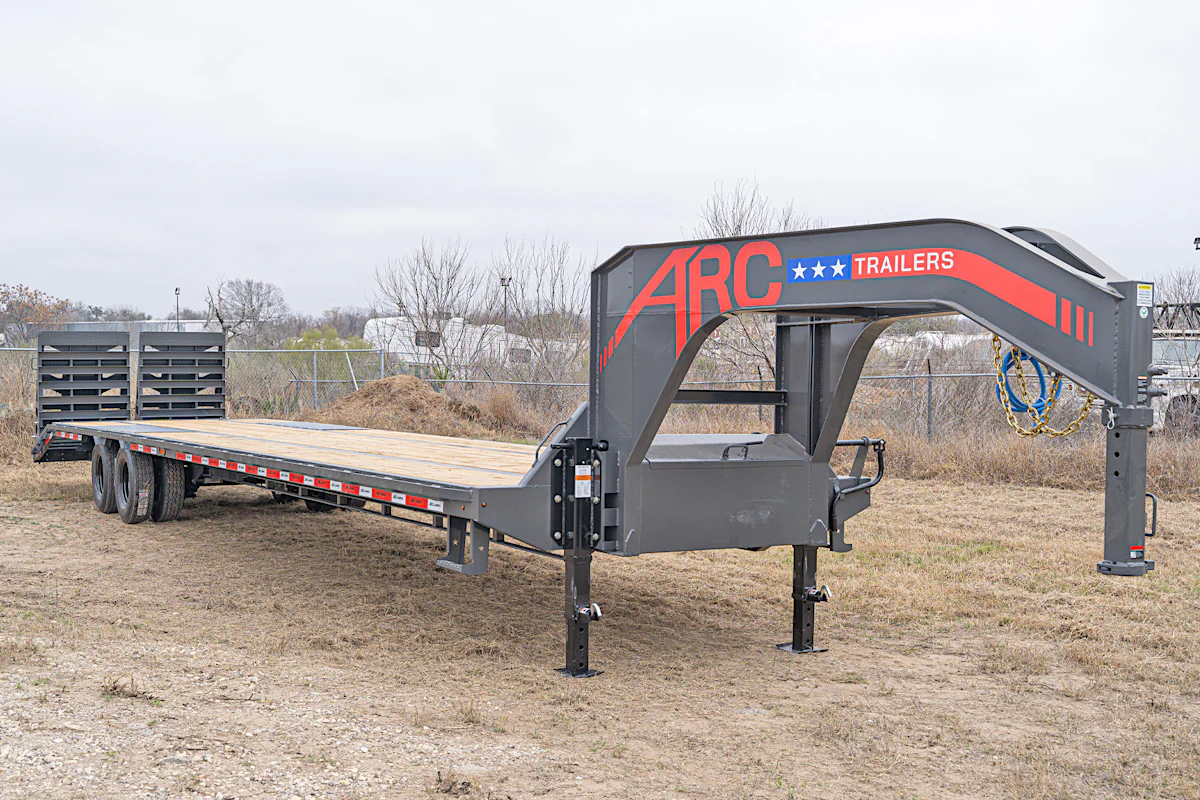 ARC Trailers 40'x102" 20k Gooseneck Flatbed Trailer w/ Duals (GDD) - Stock #90379 - Image 1 of 1 ARC Trailers 40'x102" 20k Gooseneck Flatbed Trailer w/ Duals (GDD) - Stock #90379 - Image 1 of 1
