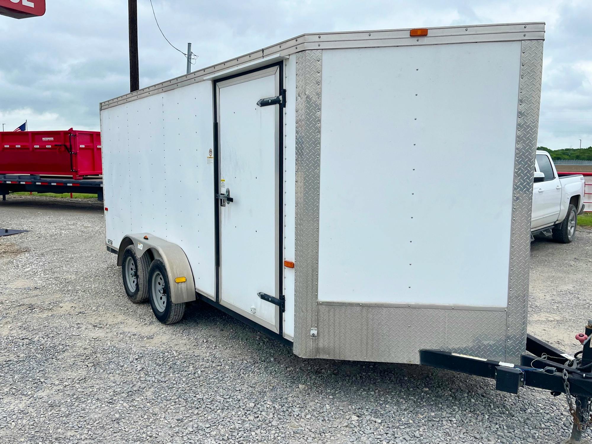 Cargo Craft USED 7X16 Cargo Trailer w/ Rear Ramp Door - Stock #90381 - Image 1 of 1