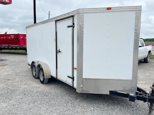 Cargo Craft USED 7X16 Cargo Trailer w/ Rear Ramp Door