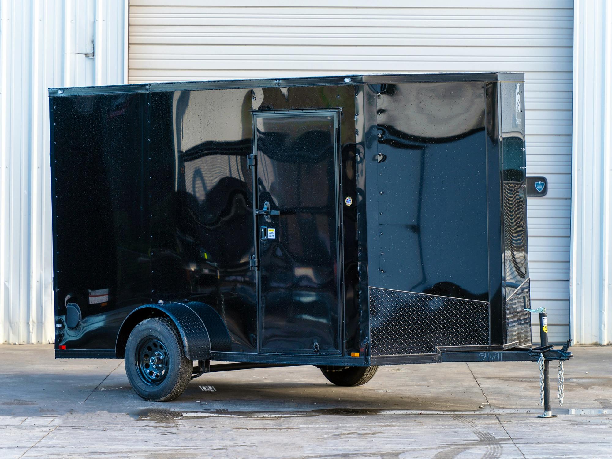 Spartan 6'x12' Enclosed Cargo Trailer w/ Rear Ramp Door (C2) - Stock #90383 - Image 1 of 3