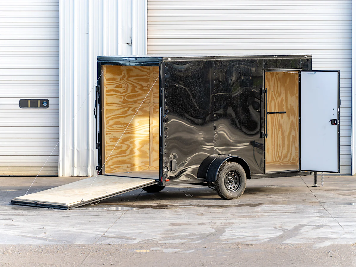 Spartan 6'x12' Enclosed Cargo Trailer w/ Rear Ramp Door (C2) - Stock #90383 - Image 3 of 3 Spartan 6'x12' Enclosed Cargo Trailer w/ Rear Ramp Door (C2) - Stock #90383 - Image 3 of 3