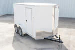 Spartan 6'x12' Enclosed Cargo Trailer w/ Rear Ramp Door (C2) Stock #90395 - Thumbnail 1