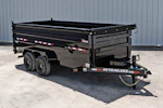 PJ Trailers 16'x83" Low Pro High Side Dump Trailer w/ 4' Sides (DM) Stock #90397 - Thumbnail 3