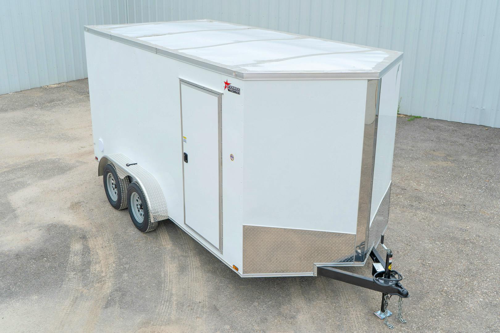 Spartan 7'x14' Enclosed Cargo Trailer w/ Rear Ramp Door (C2) - Stock #90426 - Image 4 of 19