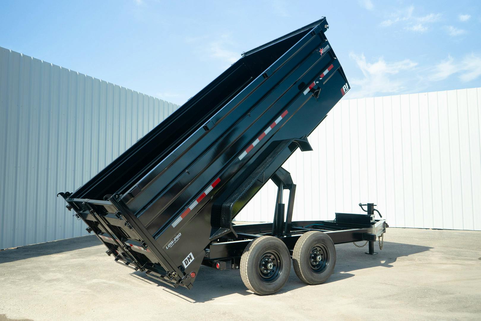 PJ Trailers 14'x83" Low Pro High Side Dump Trailer w/ 4' Sides (DM) - Stock #90431 - Image 20 of 30