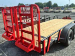 RawMaxx 16'x83" Tandem Axle Utility Trailer w/ 4ft Gate (UTX) Stock #90433 - Thumbnail 5
