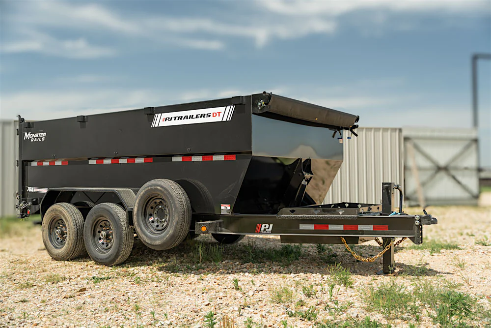 PJ Trailers 14'x83" Telescopic Dump Trailer w/ 4' Sides (DT) - Stock #90434 - Image 2 of 18 PJ Trailers 14'x83" Telescopic Dump Trailer w/ 4' Sides (DT) - Stock #90434 - Image 2 of 18