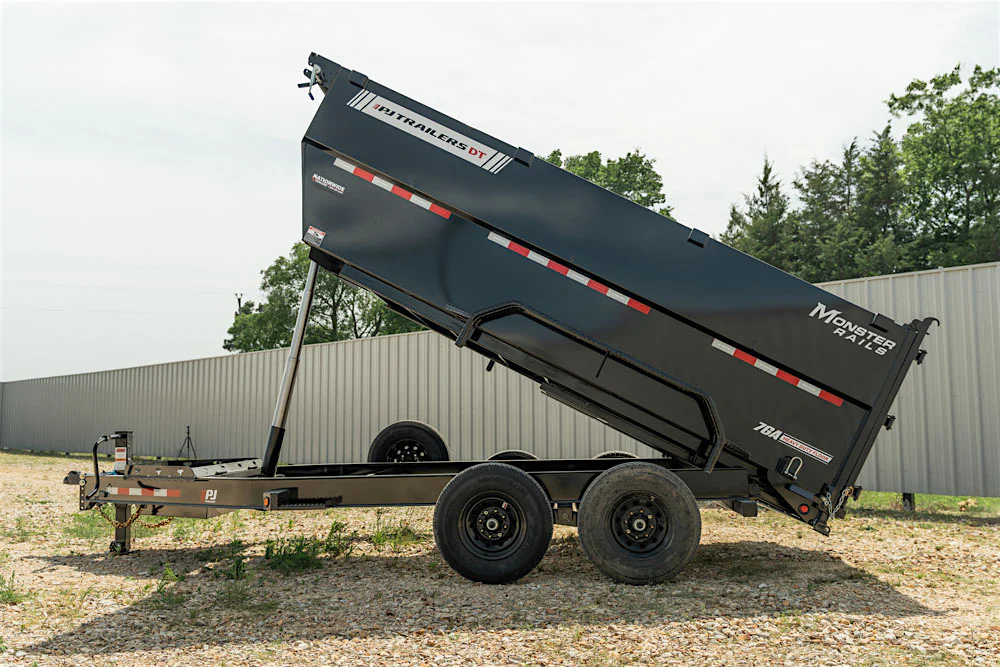 PJ Trailers 14'x83" Telescopic Dump Trailer w/ 4' Sides (DT) - Stock #90444 - Image 14 of 18 PJ Trailers 14'x83" Telescopic Dump Trailer w/ 4' Sides (DT) - Stock #90444 - Image 14 of 18