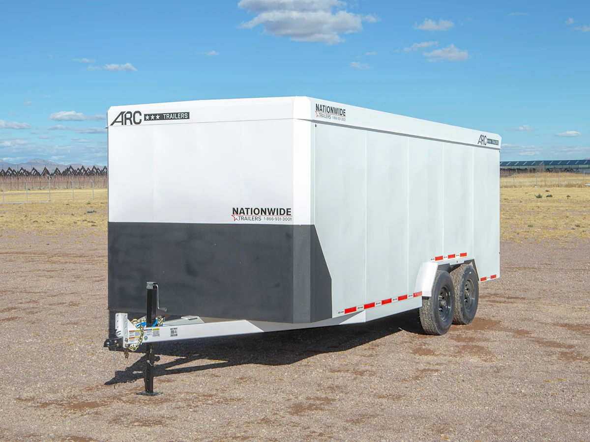 ARC Trailers 7'10"X20' Steel Enclosed Cargo Trailer w/ Rear Ramp Door (BCS) - Stock #90455 - Image 7 of 8 ARC Trailers 7'10"X20' Steel Enclosed Cargo Trailer w/ Rear Ramp Door (BCS) - Stock #90455 - Image 7 of 8