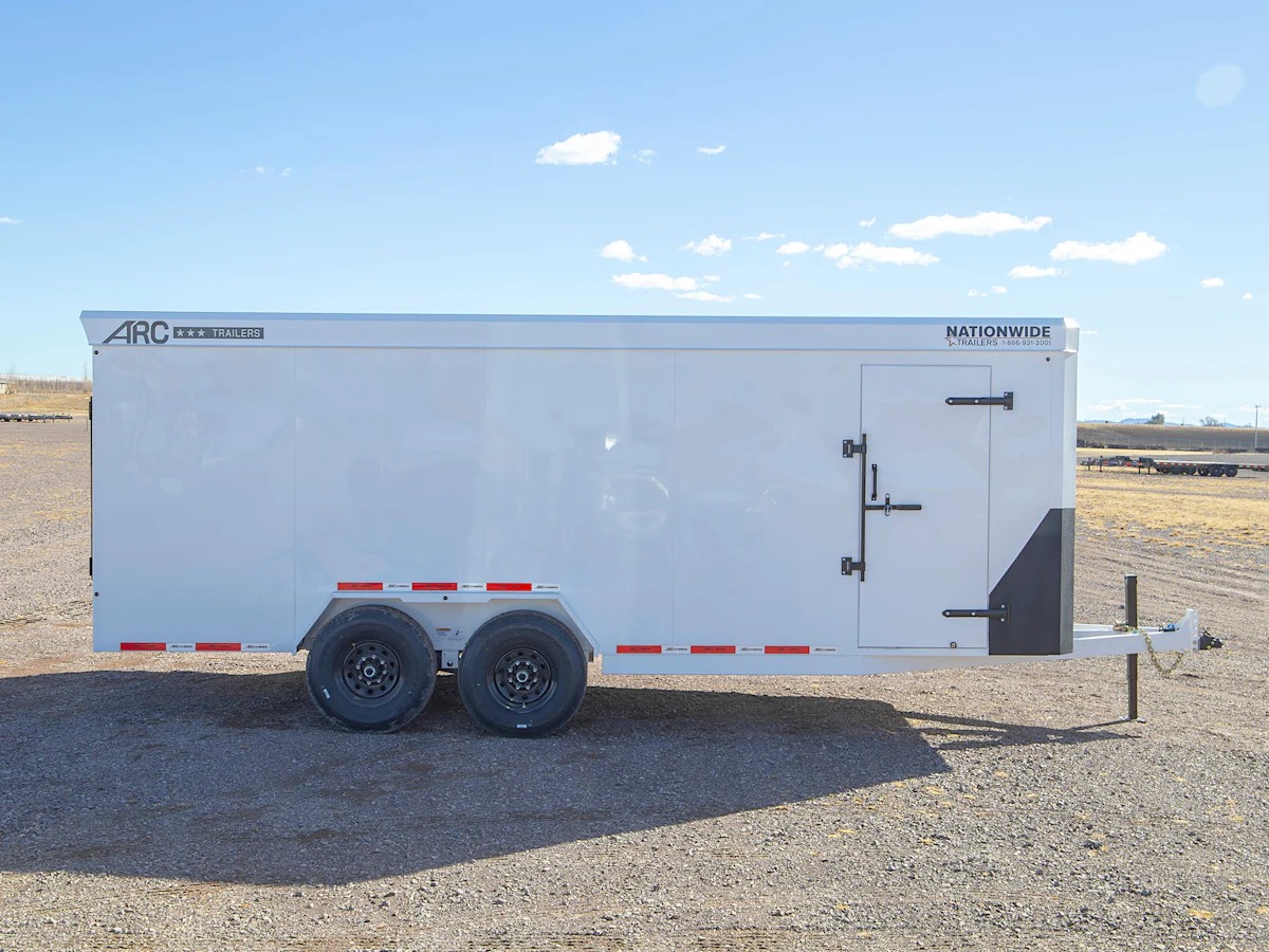 ARC Trailers 7'10"X20' Steel Enclosed Cargo Trailer w/ Rear Ramp Door (BCS) - Stock #90461 - Image 2 of 8 ARC Trailers 7'10"X20' Steel Enclosed Cargo Trailer w/ Rear Ramp Door (BCS) - Stock #90461 - Image 2 of 8