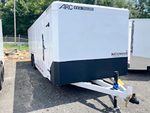 ARC Trailers 7'10"X20' Steel Enclosed Cargo Trailer w/ Rear Ramp Door (BCS)