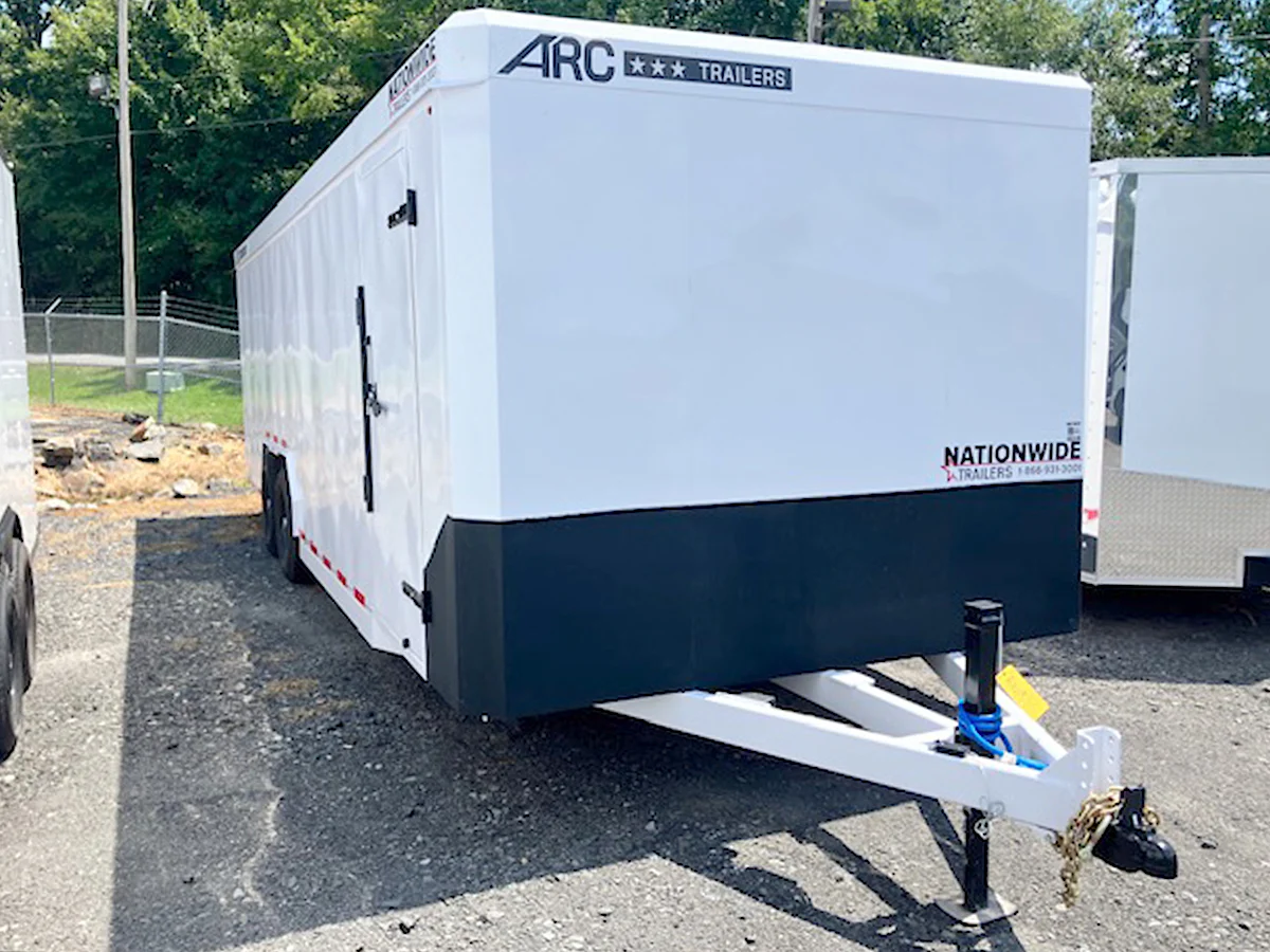 ARC Trailers 7'10"X20' Steel Enclosed Cargo Trailer w/ Rear Ramp Door (BCS) - Stock #90501 - Image 1 of 5 ARC Trailers 7'10"X20' Steel Enclosed Cargo Trailer w/ Rear Ramp Door (BCS) - Stock #90501 - Image 1 of 5