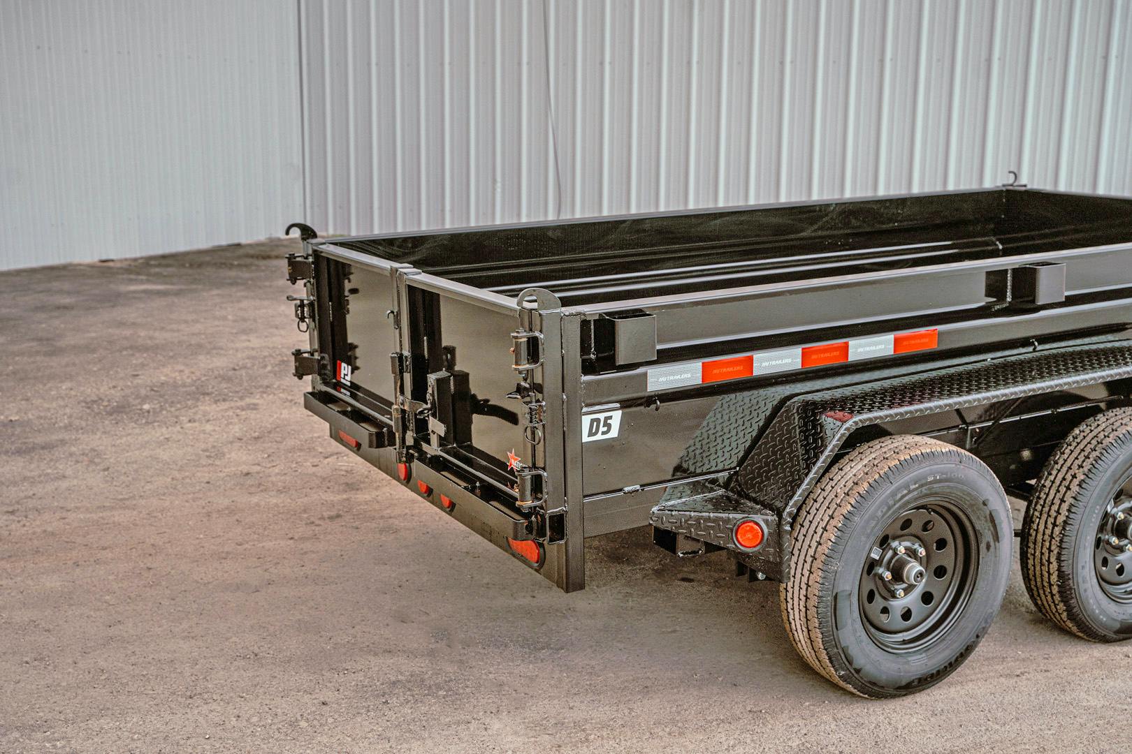 PJ Trailers 10'x60" Hydraulic Dump Trailer w/ 18" Sides (D5) - Stock #90504 - Image 17 of 26