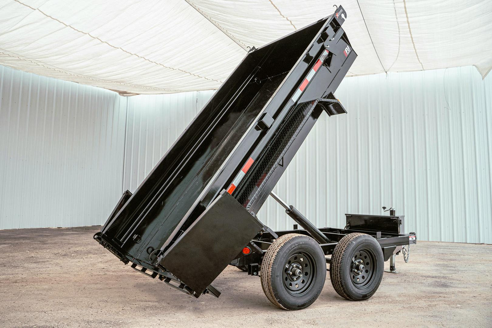 PJ Trailers 10'x60" Hydraulic Dump Trailer w/ 18" Sides (D5) - Stock #90504 - Image 19 of 26
