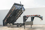 PJ Trailers 16'x83" Gooseneck Telescopic Dump Trailer w/ 4' Sides (DT) Stock #90550 - Thumbnail 3