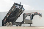 PJ Trailers 16'x83" Gooseneck Telescopic Dump Trailer w/ 4' Sides (DT) Stock #90550 - Thumbnail 5