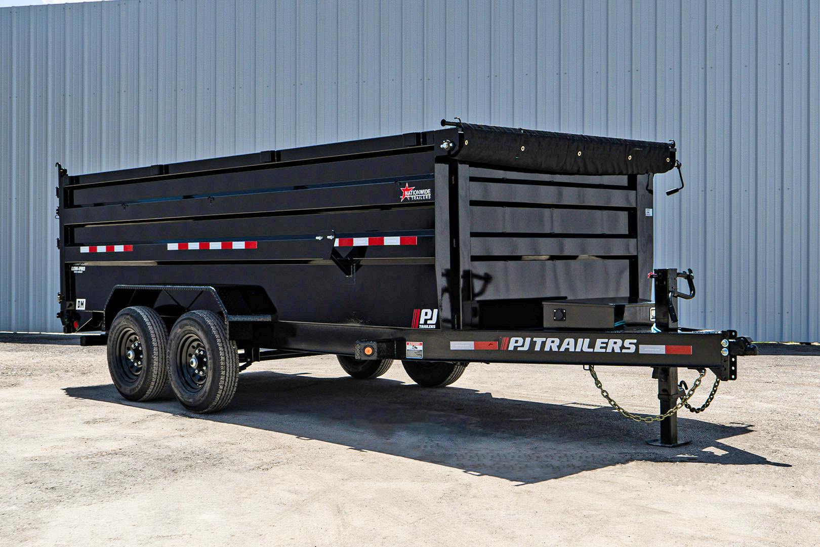 PJ Trailers 16'x83" Low Pro High Side Dump Trailer w/ 4' Sides (DM) - Stock #90553 - Image 5 of 30