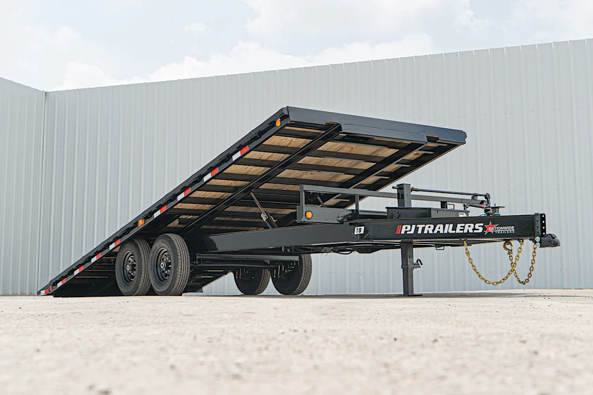 PJ Trailers 22'x102" Deckover Power Tilt Trailer (T8) - Stock #90555 - Image 5 of 22 PJ Trailers 22'x102" Deckover Power Tilt Trailer (T8) - Stock #90555 - Image 5 of 22