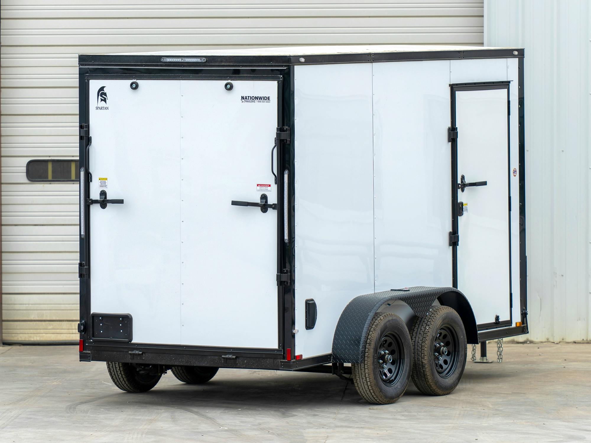 Spartan 6'x12' Enclosed Cargo Trailer w/ Rear Ramp Door (C2) - Stock #90567 - Image 4 of 4