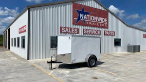 Spartan 5'x8' Enclosed Cargo Trailer w/ Rear Ramp Door (C1)