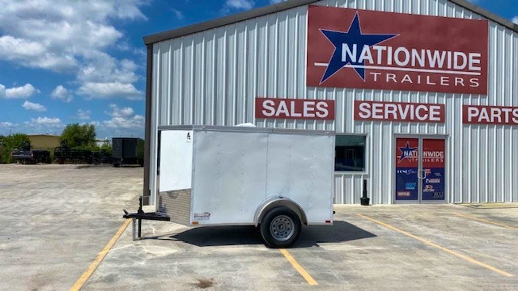 Spartan 5'x8' Enclosed Cargo Trailer w/ Rear Ramp Door (C1) - Stock #90572 - Image 4 of 4