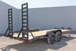 LoneStar 20'x83" Equipment Trailer w/ Stand-Up Ramps Stock #90584 - Thumbnail 4