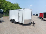 Cargo Mate 7'x14' Enclosed Cargo Trailer w/ Rear Ramp Door (V-series) Stock #90592 - Thumbnail 1
