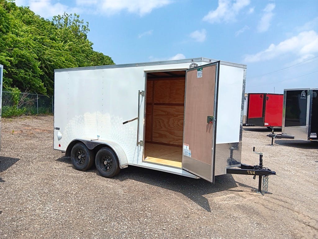 Cargo Mate 7'x14' Enclosed Cargo Trailer w/ Rear Ramp Door (V-series) - Stock #90592 - Image 7 of 9