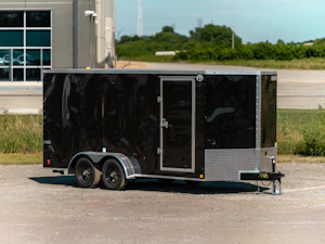 Cargo Mate 7'x16' Enclosed Cargo Trailer w/ Rear Ramp Doors (V-Series)