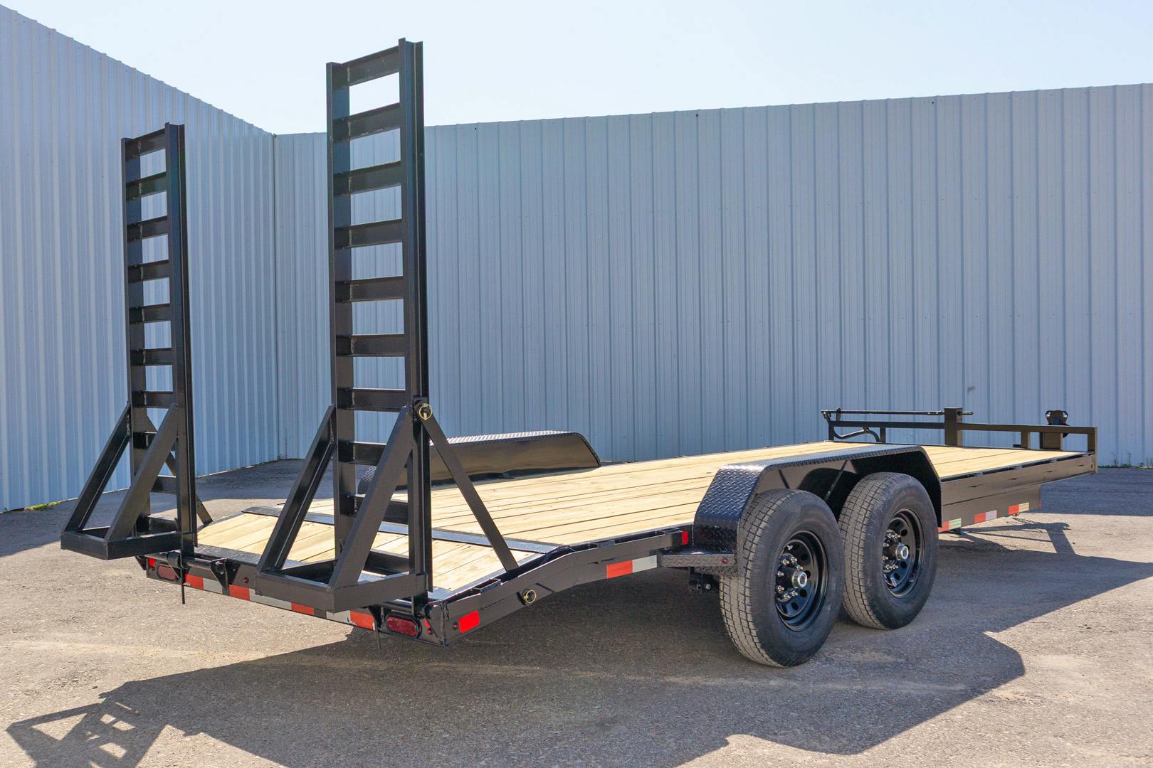 LoneStar 20'x83" Equipment Trailer w/ Stand-Up Ramps - Stock #90599 - Image 4 of 13