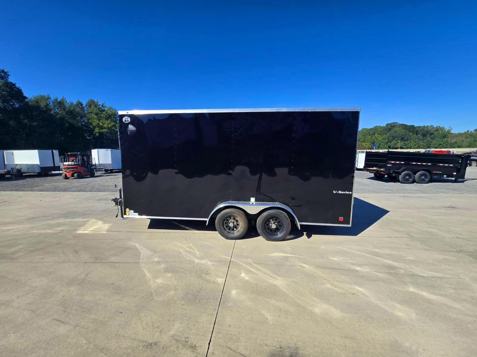 Continental Cargo 7'x16' Enclosed Cargo Trailer w/ Rear Ramp Doors (V-Series) - Stock #90607 - Image 2 of 7