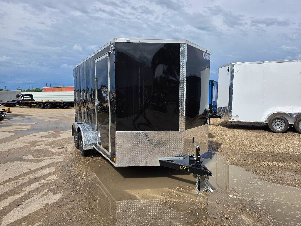 Continental Cargo 7'x14' Enclosed Cargo Trailer w/ Rear Ramp Doors (V-Series) - Stock #90609 - Image 1 of 8