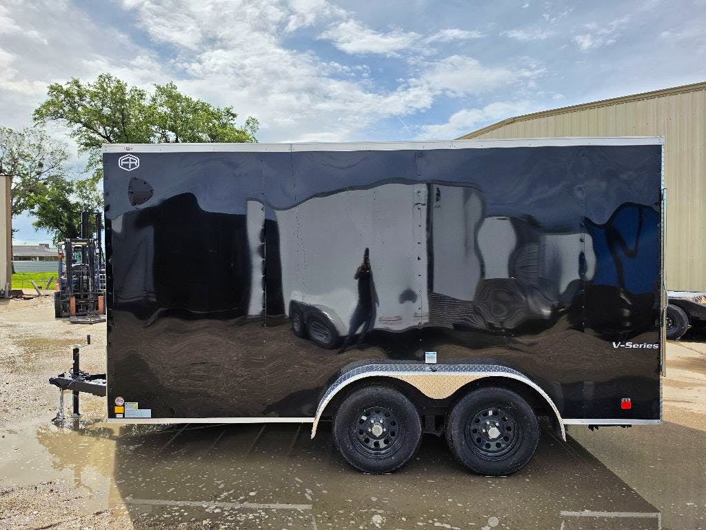 Continental Cargo 7'x14' Enclosed Cargo Trailer w/ Rear Ramp Doors (V-Series) - Stock #90609 - Image 6 of 8