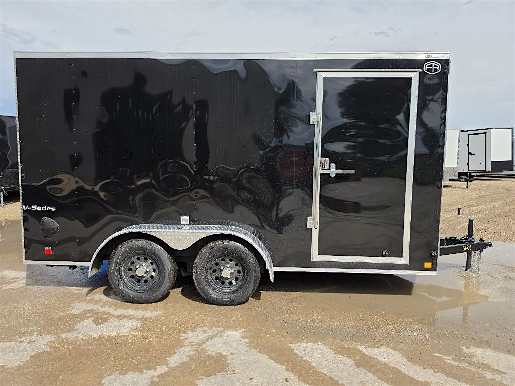 Continental Cargo 7'x14' Enclosed Cargo Trailer w/ Rear Ramp Doors (V-Series) - Stock #90609 - Image 3 of 8 Continental Cargo 7'x14' Enclosed Cargo Trailer w/ Rear Ramp Doors (V-Series) - Stock #90609 - Image 3 of 8