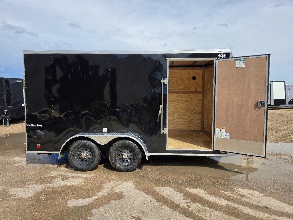 Continental Cargo 7'x14' Enclosed Cargo Trailer w/ Rear Ramp Doors (V-Series) - Stock #90609 - Image 2 of 8
